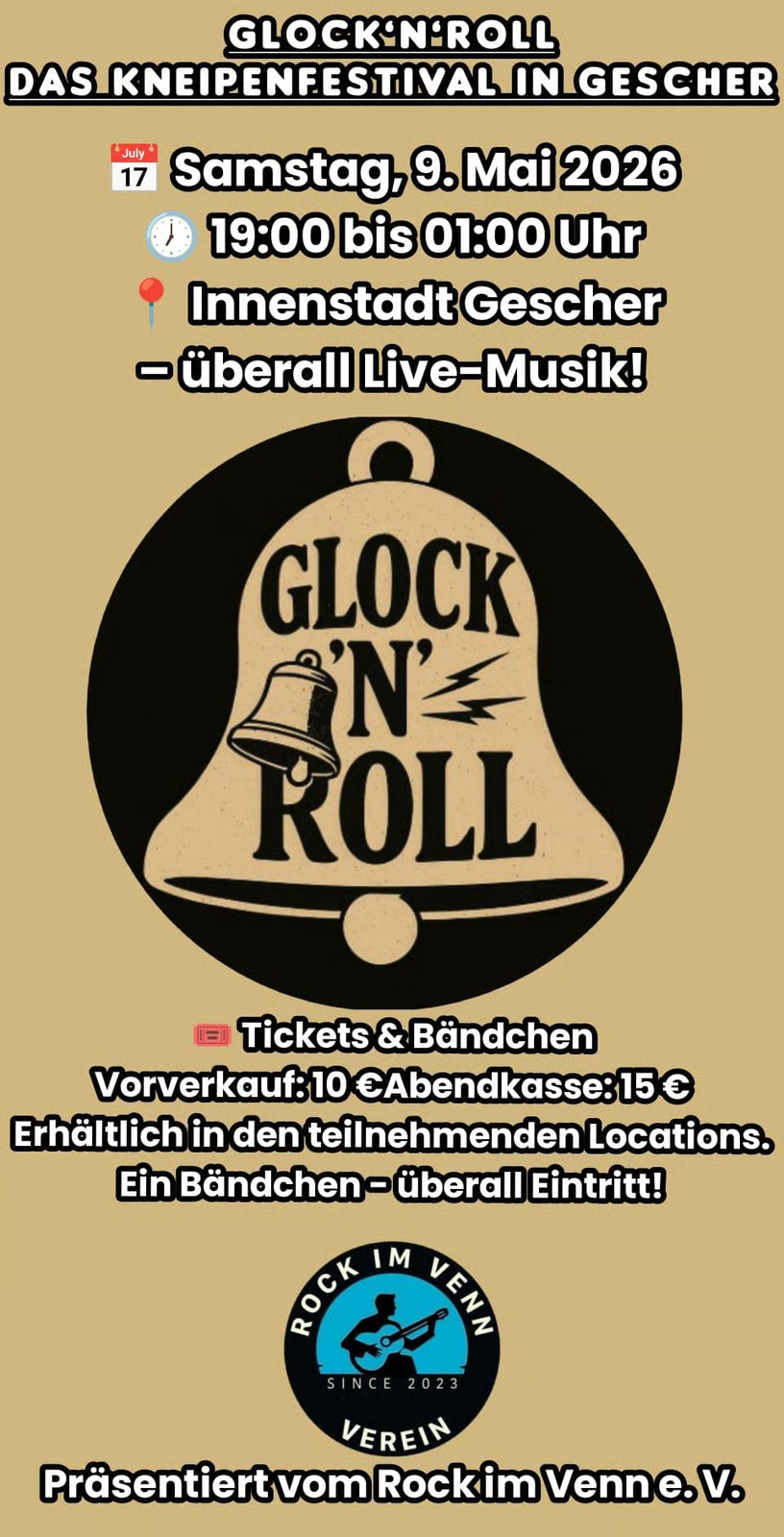 Flyer Glock 'n Roll
