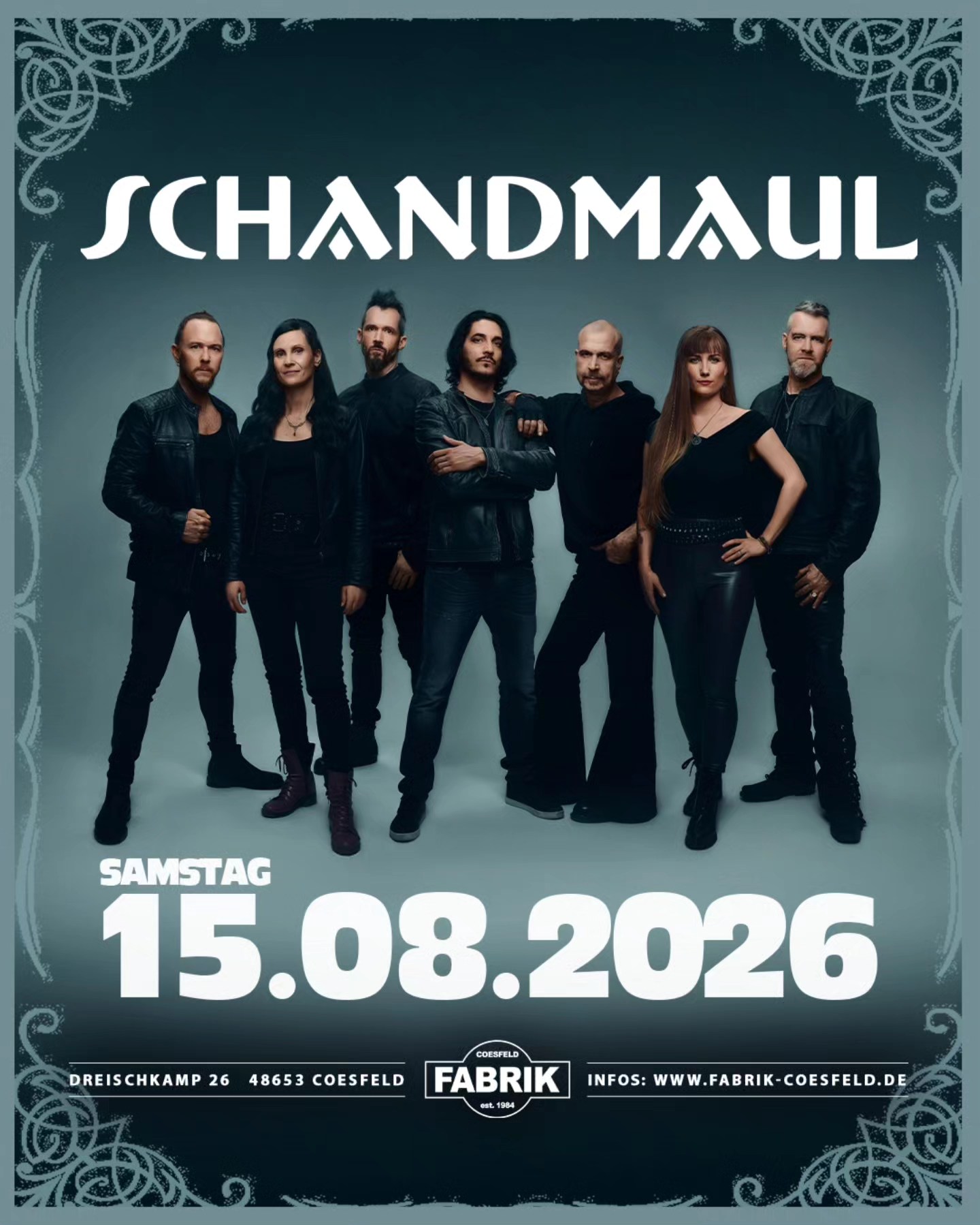Flyer Support für Schandmaul
